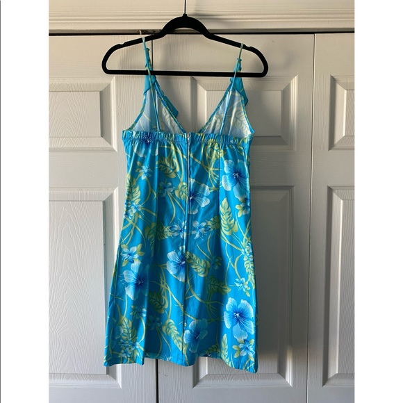 Fun tropical vintage mini dress, size L - Picture 3 of 3